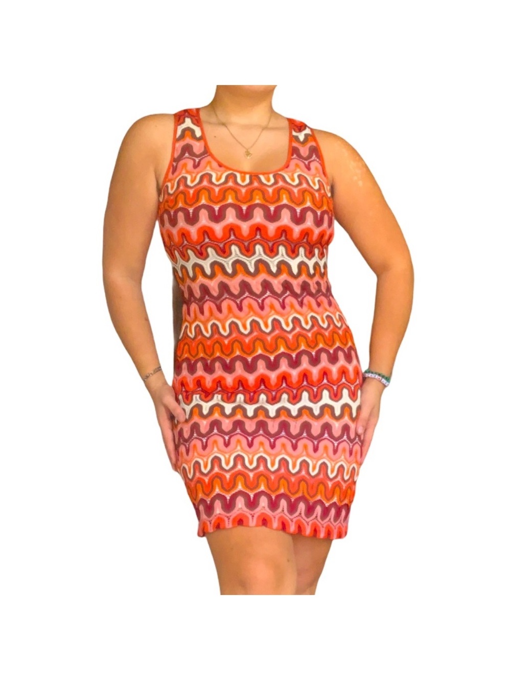 Karen Kane Crochet Tank Dress